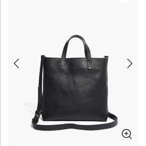 Madewell Zip Top Transport Crossbody in Black